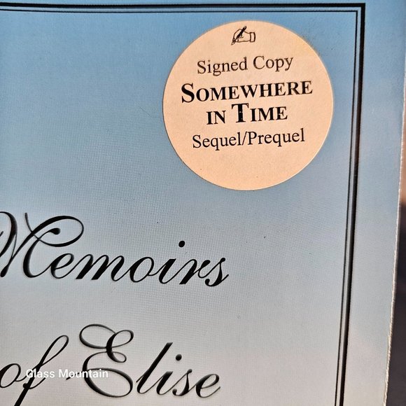 SOLD - Memoirs of Elise Somewhere in Time Sequel Signed 2nd Edition Paperback - Picture 3 of 7